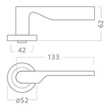 ACT servis - Kliky do interiru Chromov Bronco R chrom