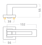 ACT servis -  Kliky do interiru Dafnis R HR matn nikl design