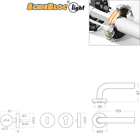 ACT servis -   Lida Slide R nerez PK