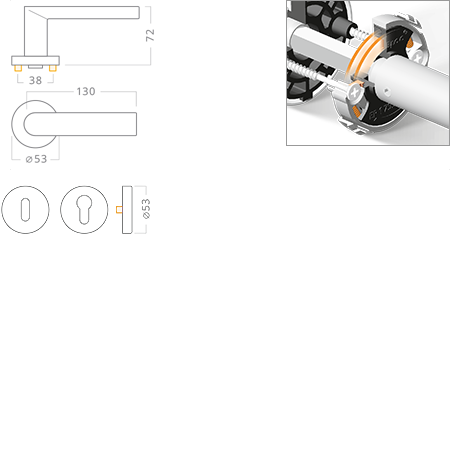 ACT servis - Kliky loiskov SlideBloc light Marco Slide R nerez PK