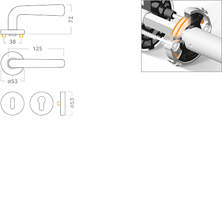 ACT servis -   Sira Slide R nerez PK