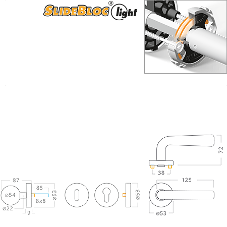 ACT servis -   Sira Slide R nerez PK